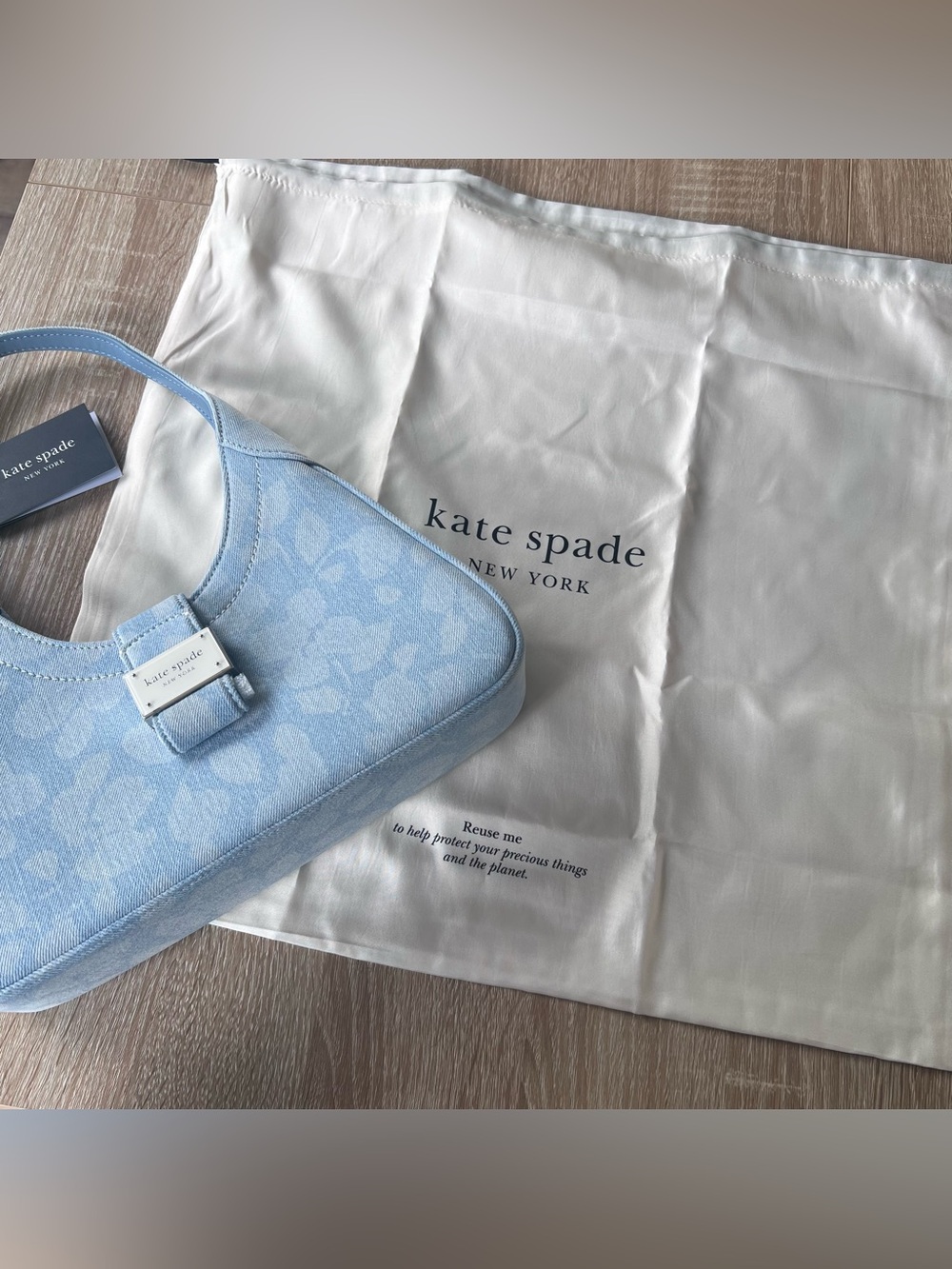 Kate Spade Nouveau Denim Small Shoulder Bag - Picture 6 of 9